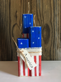 Rustic Handmade Wood Firecracker Set