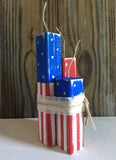 Rustic Handmade Wood Firecracker Set