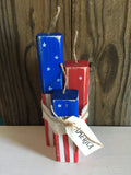 Rustic Handmade Wood Firecracker Set