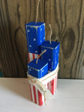 Rustic Handmade Wood Firecracker Set