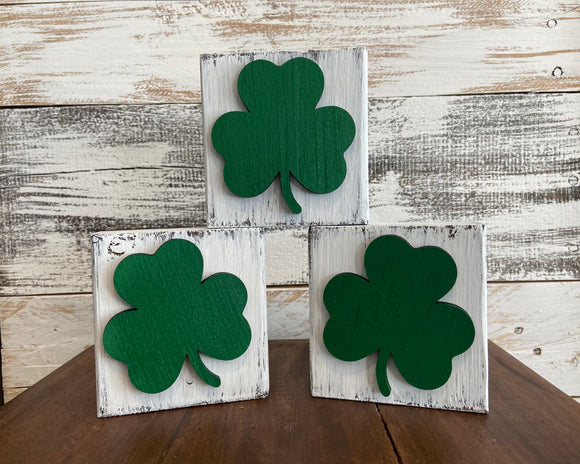 Shamrock Wood Block Set