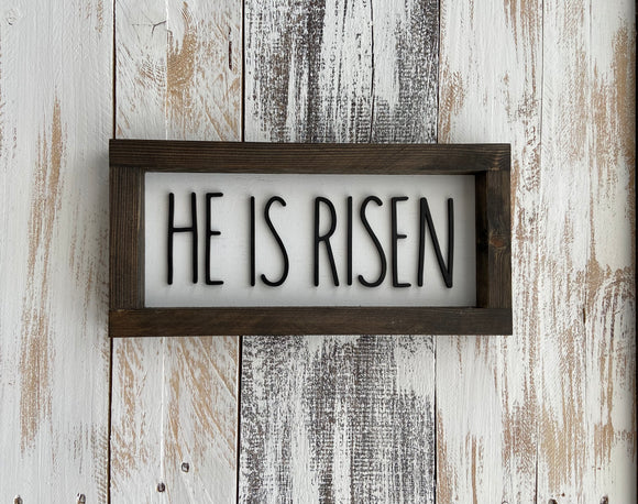 He Is Risen Sign