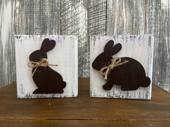 Set of 2 Bunny Blocks